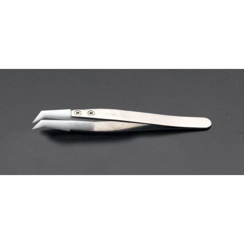 エスコ EA595AP-26 110mm精密用ピンセット(デルリン/ステンレス製) 1個（ご注文単位1個）【直送品】