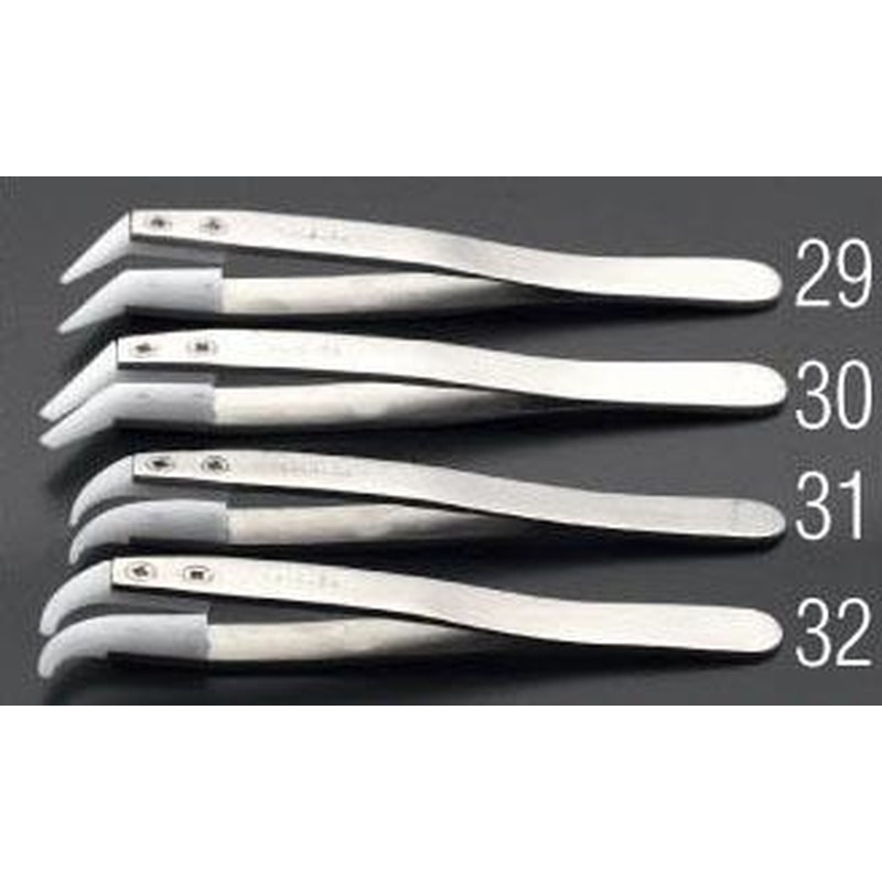 エスコ EA595AP-31 105mm精密用ピンセット(デルリン/ステンレス製) 1個（ご注文単位1個）【直送品】