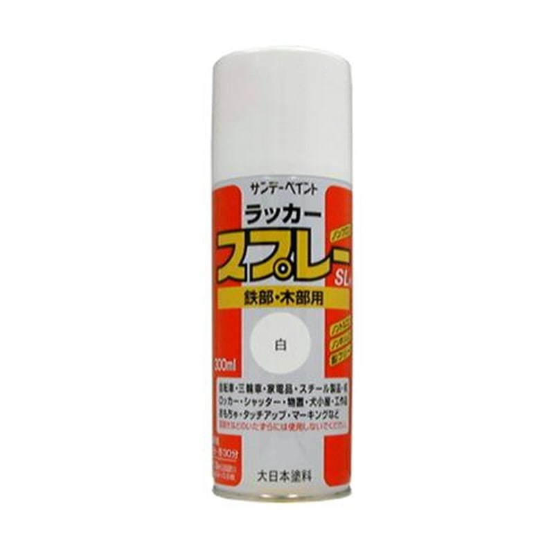 エスコ EA942EM-1 300mlラッカースプレー(白) 1個（ご注文単位1個）【直送品】