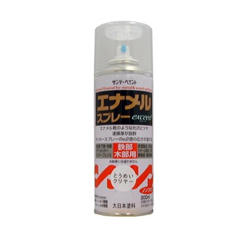 エスコ EA942EM-24 300mlエナメルスプレー(透明) 1個（ご注文単位1個）【直送品】