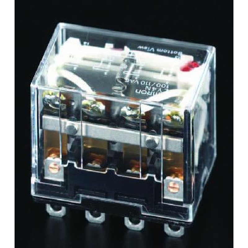 エスコ EA940MP-21E AC100V/4c/10A［LED付]汎用リレー 1個（ご注文単位1個）【直送品】