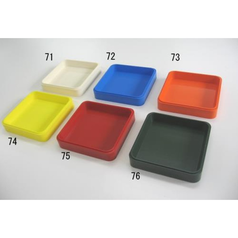 エスコ EA519WA-73 70x70mm/橙角・パーツトレー 1個（ご注文単位1個）【直送品】