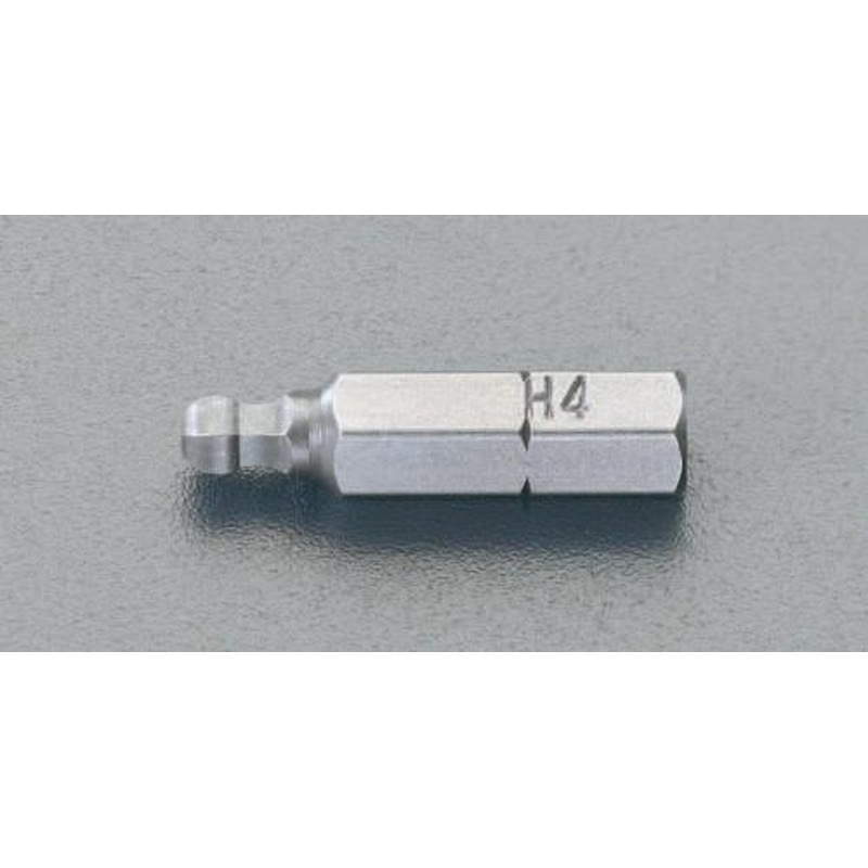 エスコ EA611BK-6 6.0x25mm［BallHexagon]ドライバービット 1個（ご注文単位1個）【直送品】