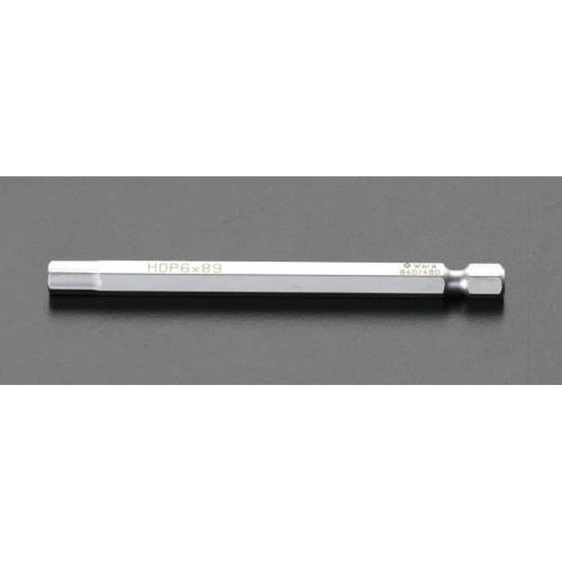 エスコ EA611GR-15 5.0x89mm［Hex-Plus]ドライバービット 1個（ご注文単位1個）【直送品】