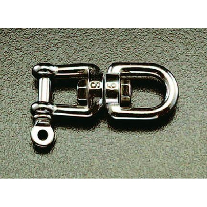 エスコ EA638FC-16 2150kg/187mmEye＆Jawスイベル(ステンレス製) 1個（ご注文単位1個）【直送品】