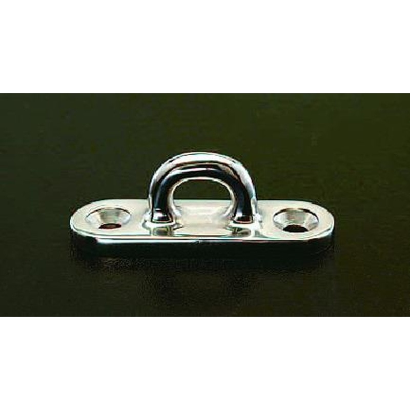 エスコ EA638GE-2 88x31mm/19mm強力型パッドアイ(ステンレス製) 1個（ご注文単位1個）【直送品】