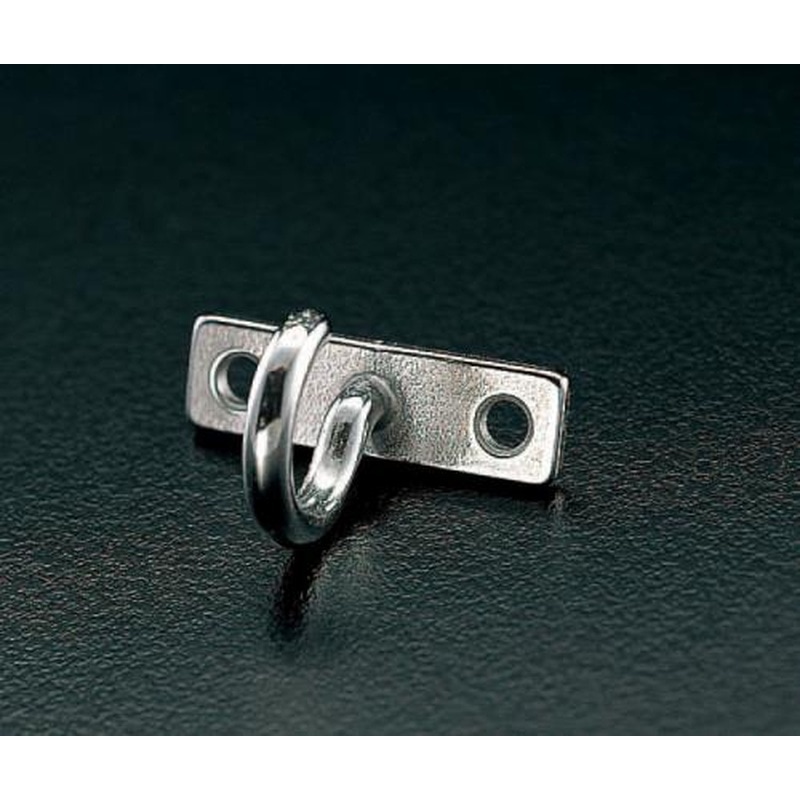 エスコ EA638DL-10 10mm/18x58mmプレートフック(ステンレス製) 1個（ご注文単位1個）【直送品】