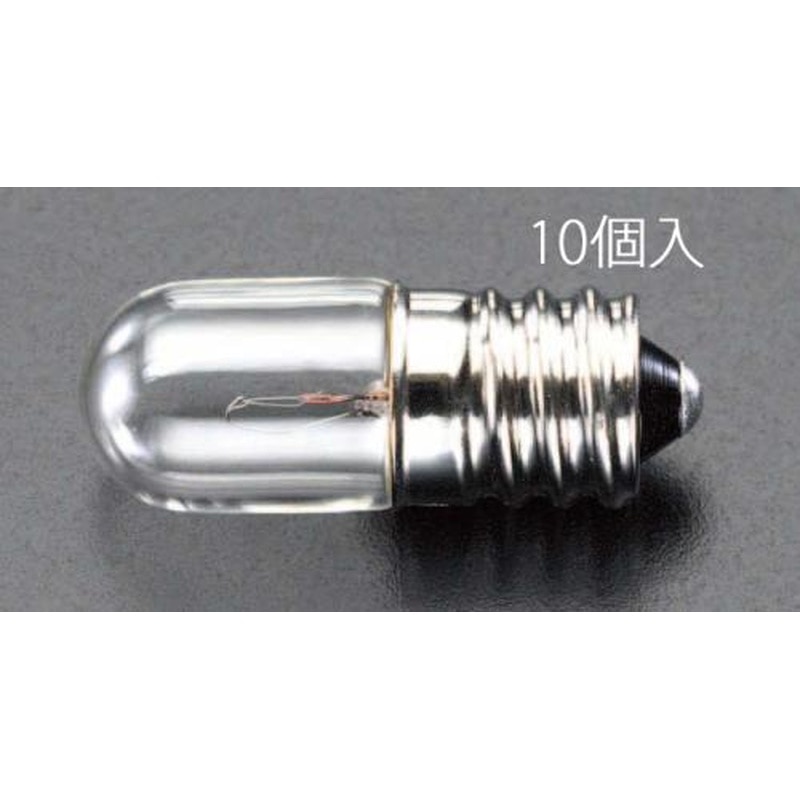エスコ EA758ZA-24 30V/2.0W/E12パネル球(10個) 1個（ご注文単位1個）【直送品】