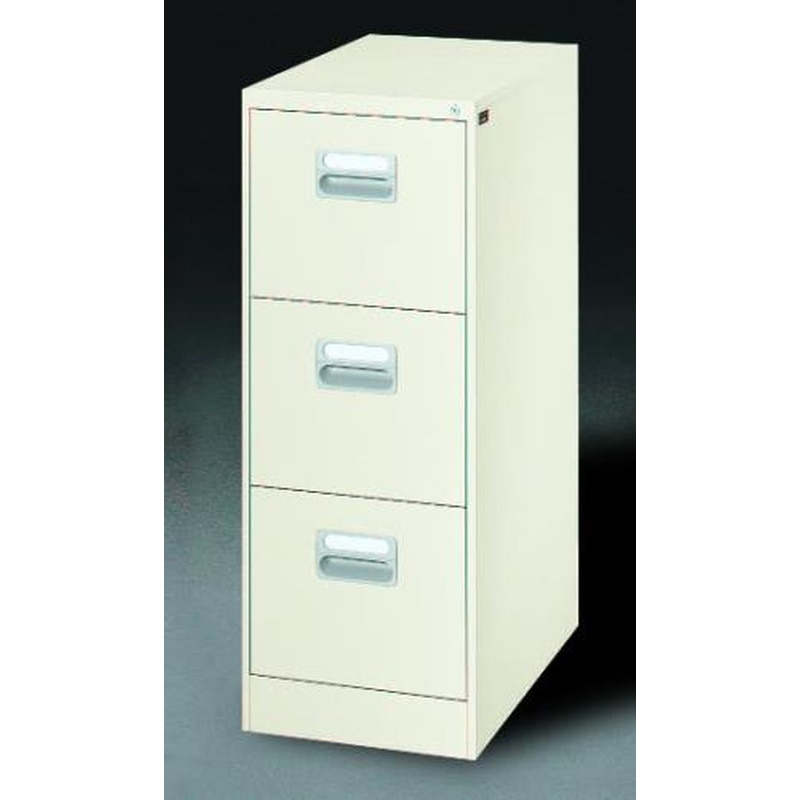 エスコ EA954DC-24 87x620x1015mm/3段(A4)キャビネット 1個（ご注文単位1個）【直送品】