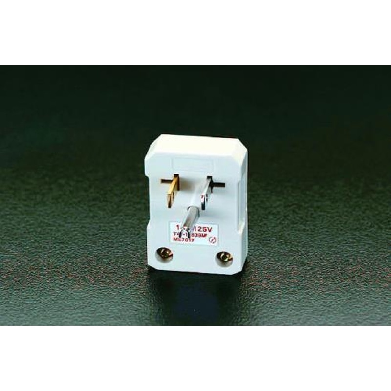 エスコ EA940B-1 AC125V/15AL型プラグ(丸型ケーブル用) 1個（ご注文単位1個）【直送品】