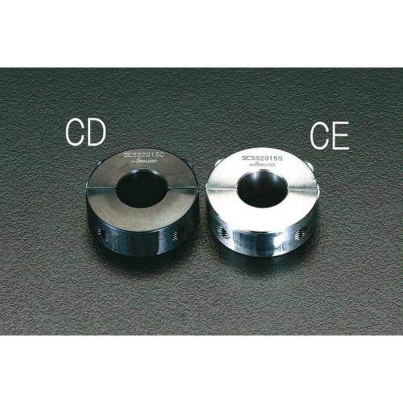 エスコ EA966CD-15 45x75x18mmセパレートカラー(S45C) 1個(ご注文単位1個)【直送品】