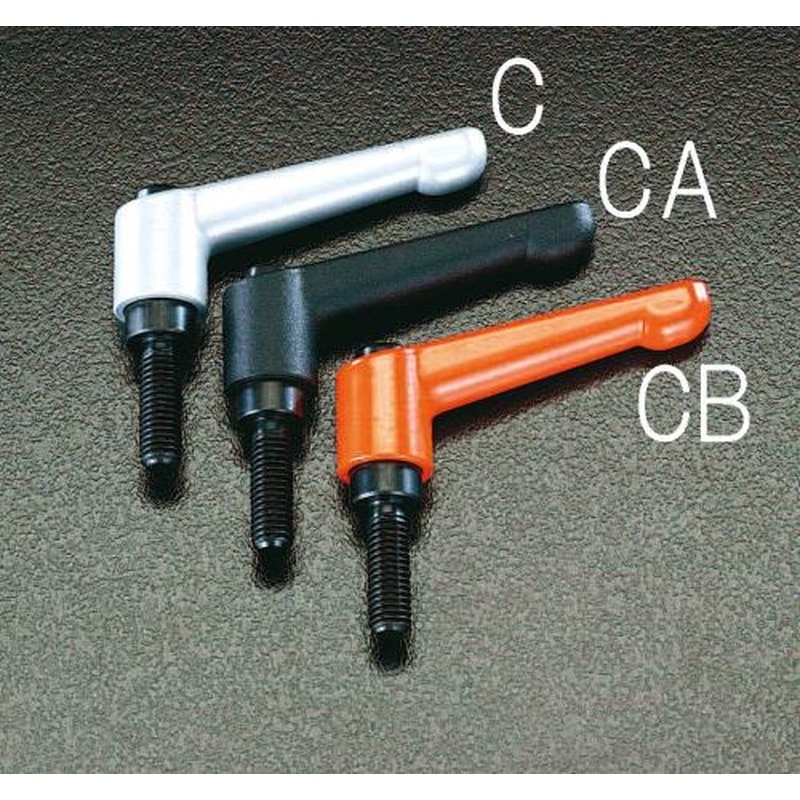 エスコ EA948CB-42 M12x40mmクランプレバー(オレンジ) 1個(ご注文単位1個)【直送品】