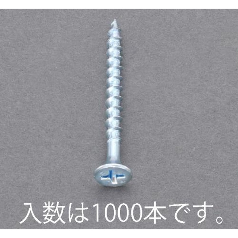 エスコ EA949FG-9 4.2x28mmコーススレッド(1000本) 1個(ご注文単位1個)【直送品】