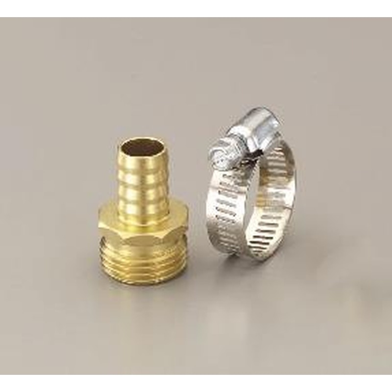 エスコ EA124GC-51 3/4”NHx15mm雄ねじステム(ホースバンド付) 1個(ご注文単位1個)【直送品】