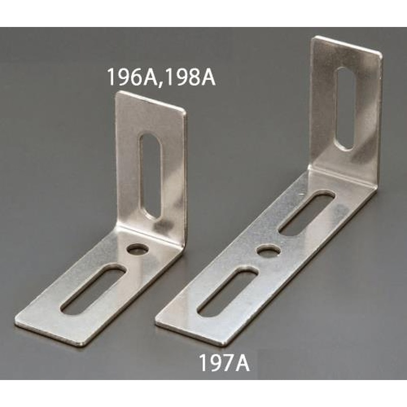 エスコ EA951EA-198A 43x90x50mmL型連結金具(ステンレス製) 1個（ご注文単位1個）【直送品】