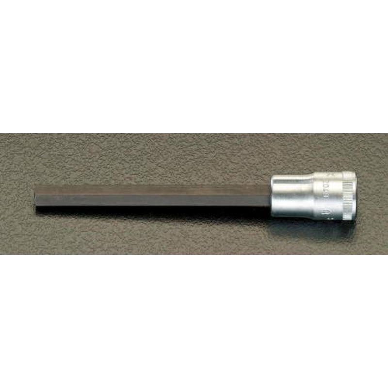 エスコ EA617YL-208 3/8”DR/8x120mm［INHEX]ビットソケット 1個（ご注文単位1個）【直送品】