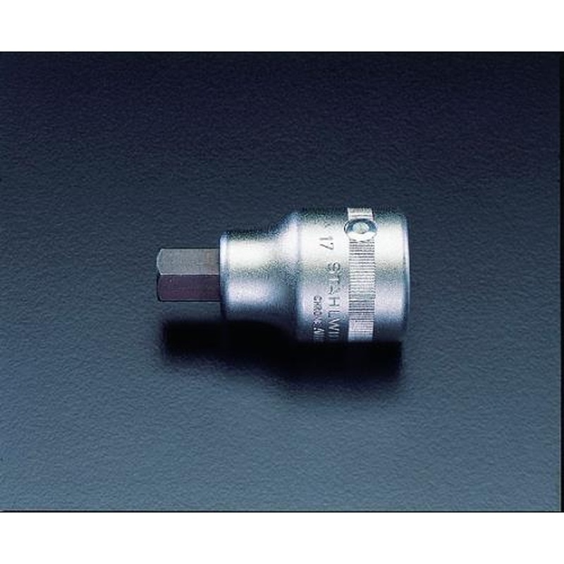 エスコ EA617ZL-100 1/2”DR/7/32”x60mm［INHEX]ビットソケット 1個（ご注文単位1個）【直送品】