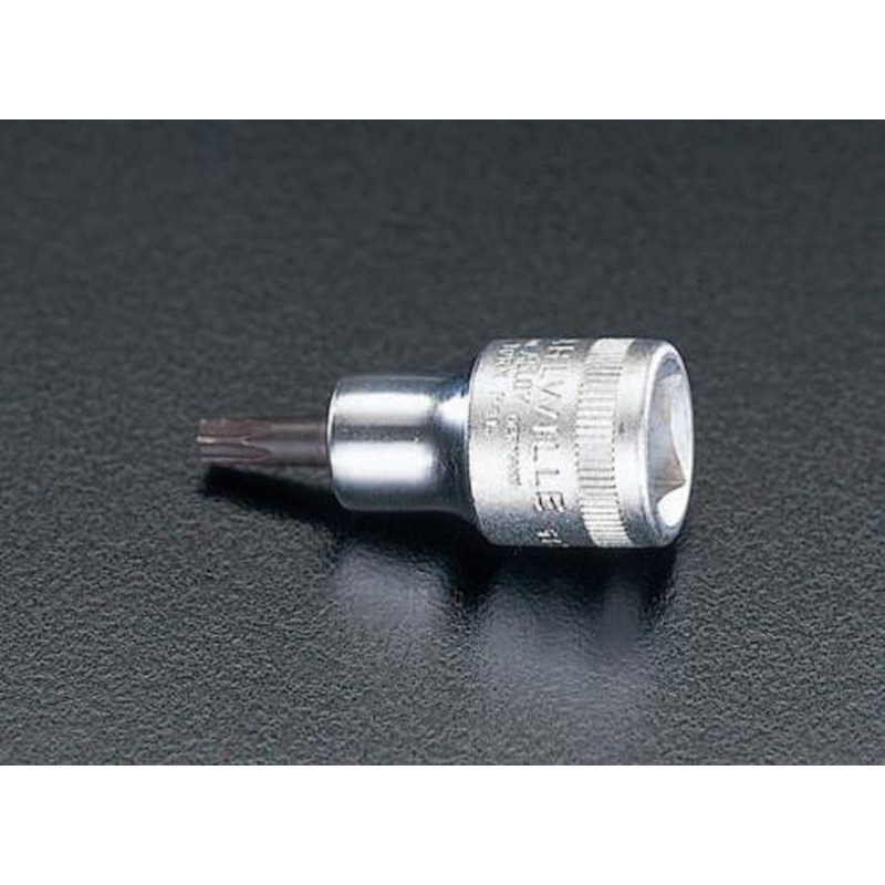 エスコ EA617ZT-40 1/2”DR/T40x55mm［Torx]ビットソケット 1個（ご注文単位1個）【直送品】