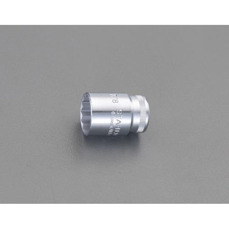 エスコ EA617ZB-3 1/2”DRx1/2”ソケット 1個（ご注文単位1個）【直送品】