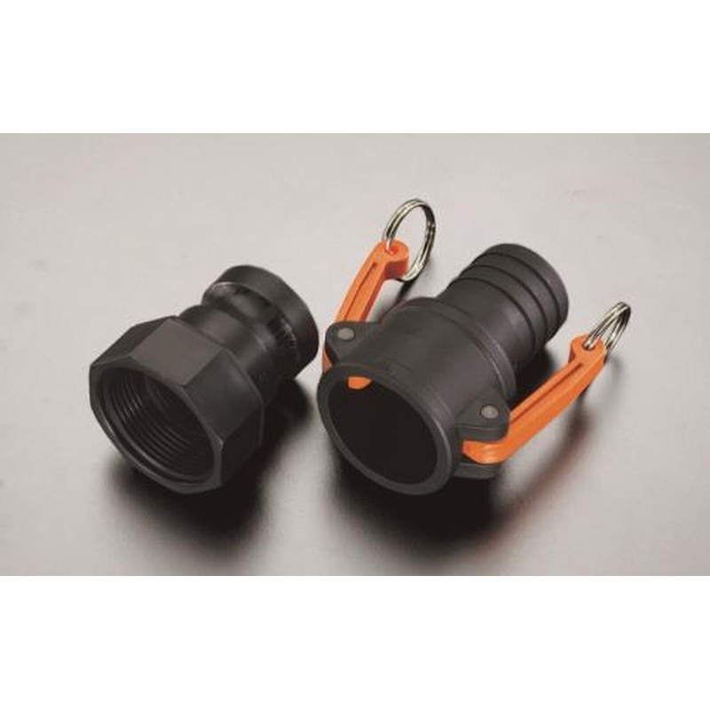 エスコ EA471DB-38 1・1/2”カムロックカップリング(ナイロン製) 1個(ご注文単位1個)【直送品】