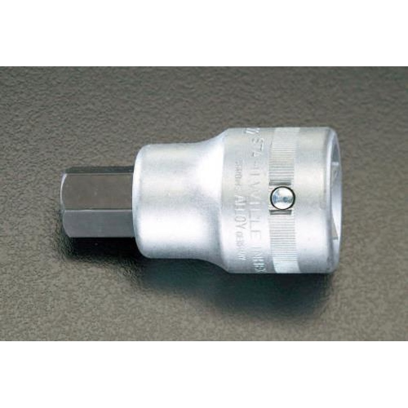 エスコ EA617VE-19 1”DR/19x85mm［INHEX]ビットソケット 1個（ご注文単位1個）【直送品】