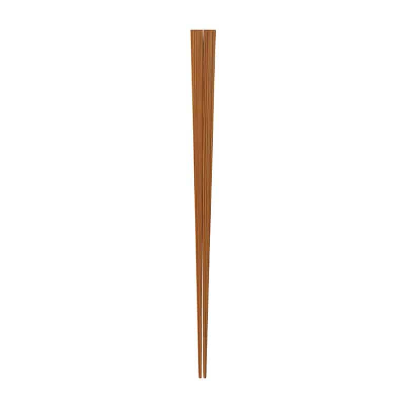 山下工芸 スス竹角弁当箸 27021430 1組(ご注文単位1組)【直送品】