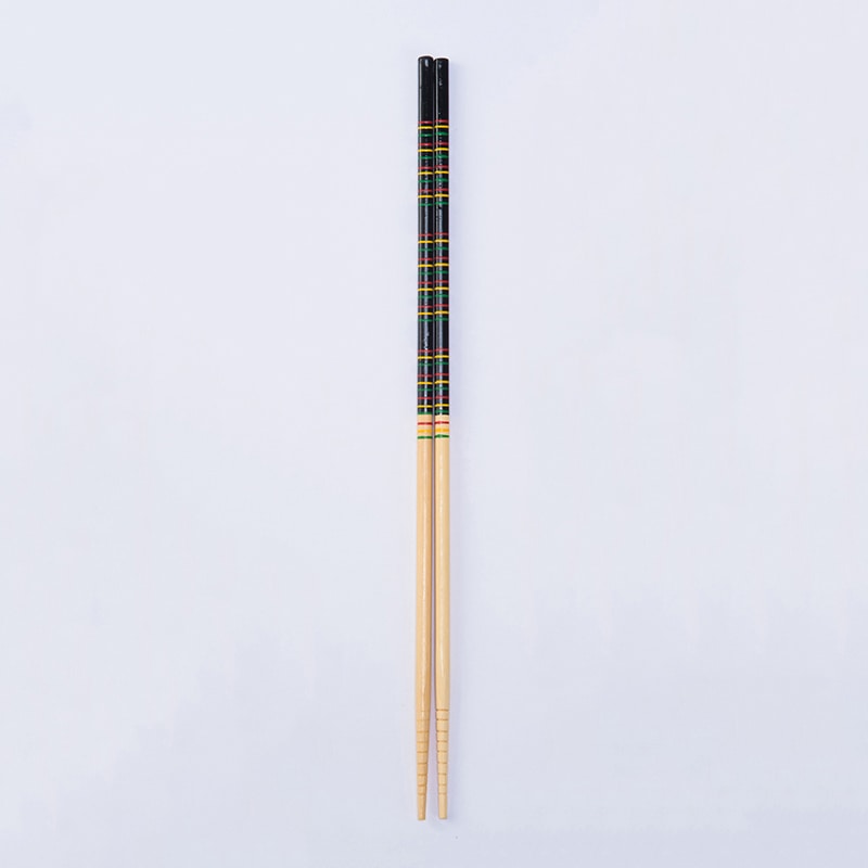 山下工芸 カブキ菜箸 小 スベリ止付 黒 27473001 1組(ご注文単位1組)【直送品】