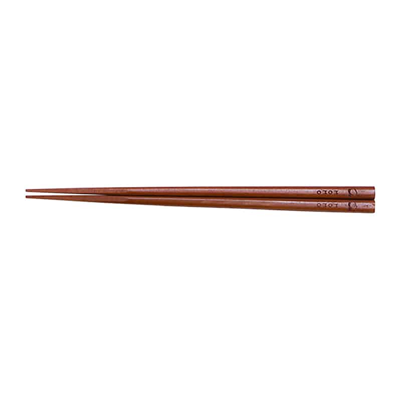 山下工芸 彫刻箸 桃 27025400 1組(ご注文単位1組)【直送品】