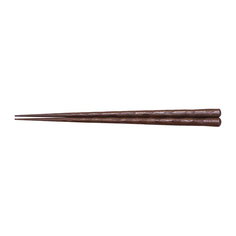 山下工芸 彫刻木箸 太 鉄刀木 27025450 1組(ご注文単位1組)【直送品】