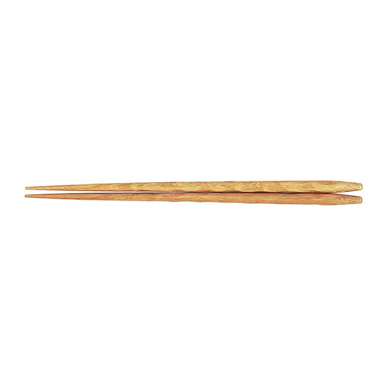 山下工芸 彫刻箸 栗 27012090 1組（ご注文単位1組）【直送品】
