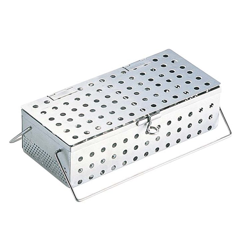 UK　18-8　パンチング　箸 消毒カゴ　S　205×90  1個（ご注文単位1個）【直送品】