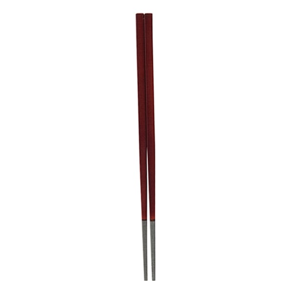福井クラフト 越前角箸　21cm チーク 90030811 1組（ご注文単位1組）【直送品】