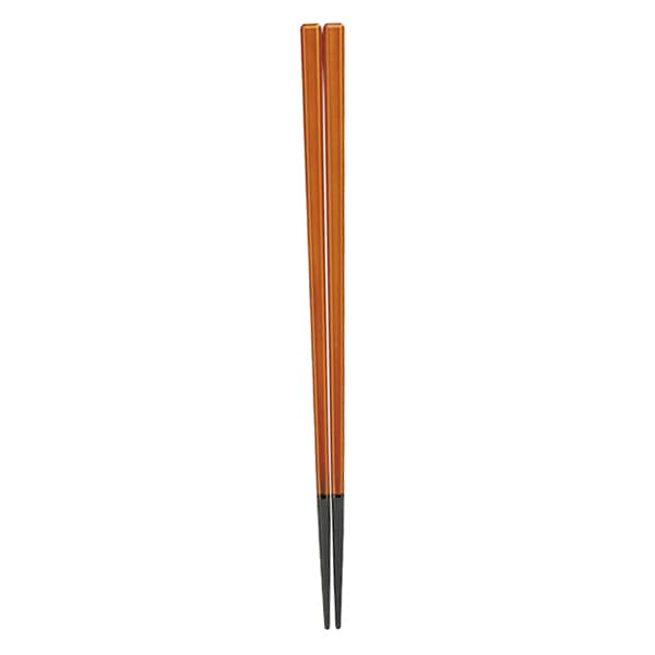 福井クラフト 面取角箸 22.6cm 春慶塗 90030623 1組(ご注文単位1組)【直送品】