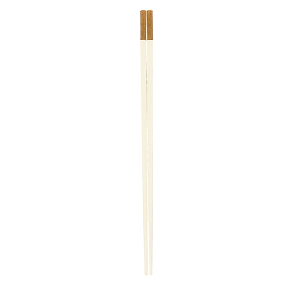 福井クラフト PBT樹脂箸 25cm 和洋中先丸箸 白OM/金粉蒔 85915520 1組(ご注文単位1組)【直送品】