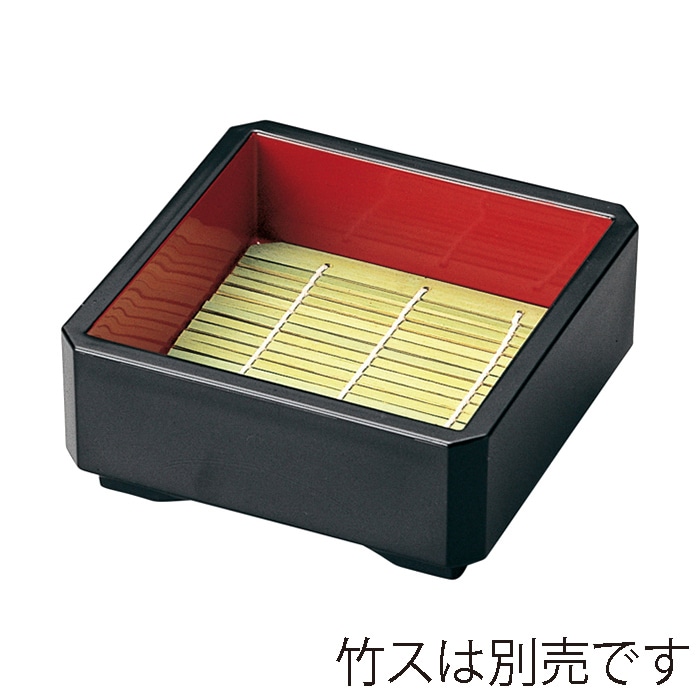 福井クラフト DXミニセイロ 底板付 本体 ロ黒内朱 31082060 1個(ご注文単位1個)【直送品】