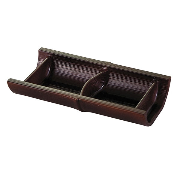 福井クラフト 竹盛器　越前薬味皿 すす竹 54300110 1個（ご注文単位1個）【直送品】