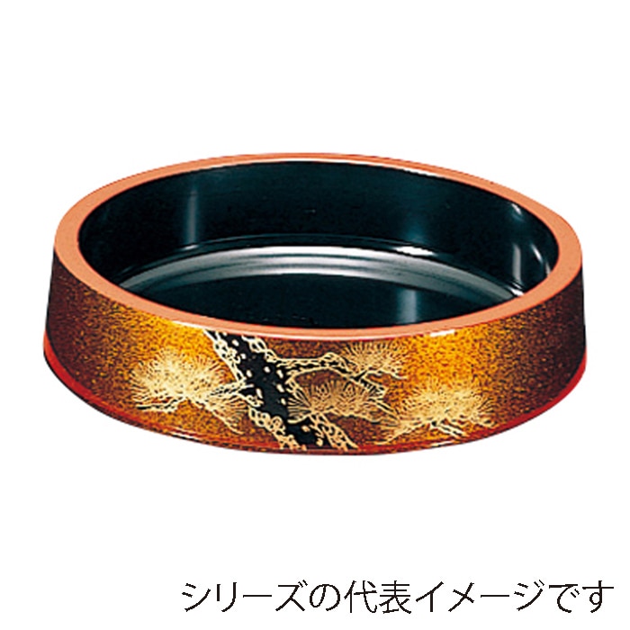 福井クラフト 寿司桶　尺6寸DX富士桶 梨地老松 61021180 1個（ご注文単位1個）【直送品】
