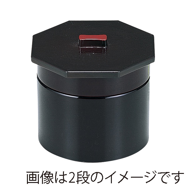 福井クラフト 武蔵野そば器 深一段 中子なし 黒はじき刷毛目内朱 70001200 1個(ご注文単位1個)【直送品】