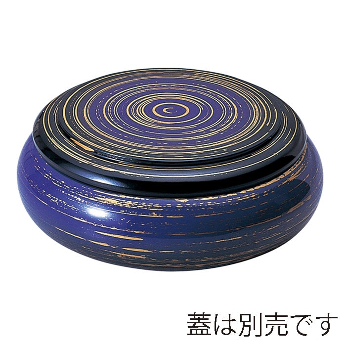 福井クラフト 寿冠鉢ちらし　浅親 かすみライン　内黒 70010325 1個（ご注文単位1個）【直送品】