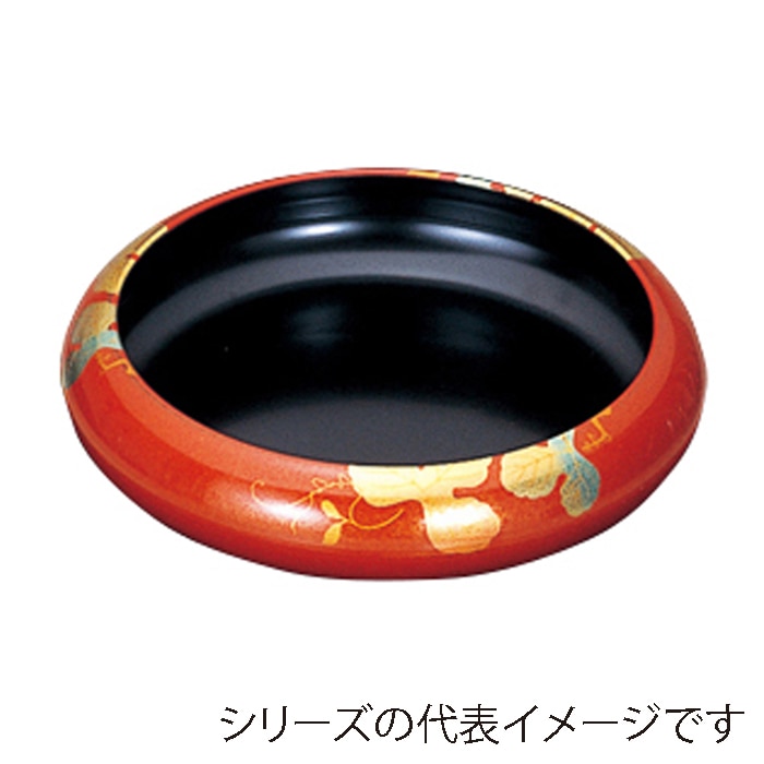 福井クラフト 寿司桶　尺3寿冠鉢 朱蔦パール 70012540 1個（ご注文単位1個）【直送品】