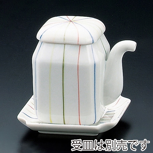 福井クラフト 陶器カスター 角醤油差 三色十草 80501700 1個(ご注文単位1個)【直送品】