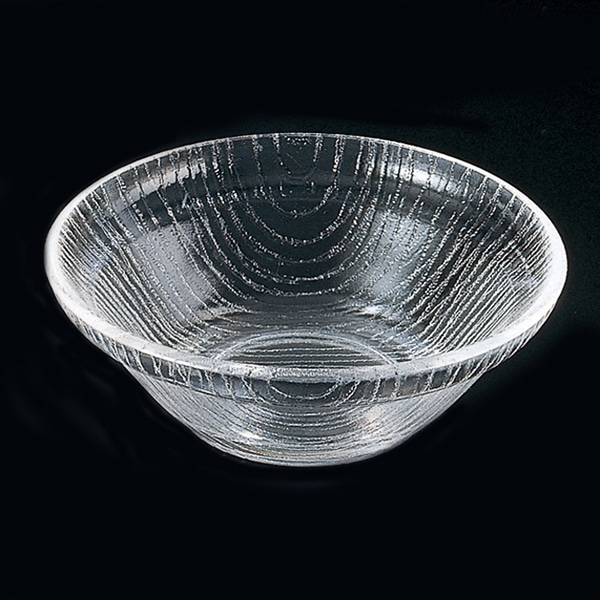 福井クラフト アクリル サラダボール φ15.5cm 木目透明 85913020 1個(ご注文単位1個)【直送品】