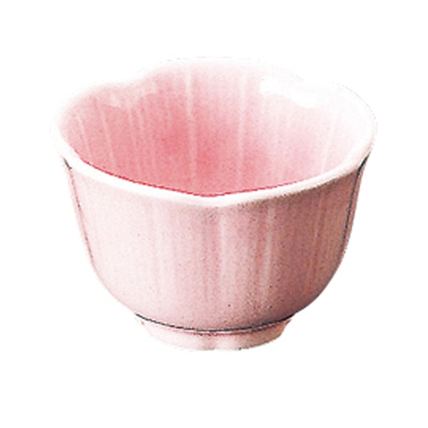 福井クラフト 陶器珍味 梅型 小 ピンク 89600400 1個(ご注文単位1個)【直送品】