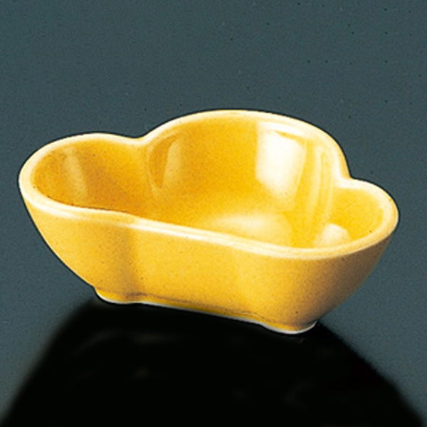 福井クラフト 陶器珍味 三階松珍味 イエロー 89600440 1個(ご注文単位1個)【直送品】
