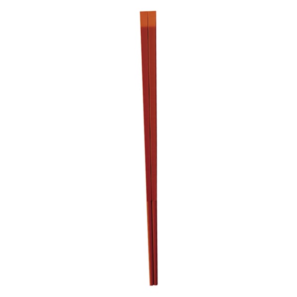 福井クラフト ポリアミド樹脂箸　24cm　天削箸 朱OM 90031141 1組（ご注文単位1組）【直送品】