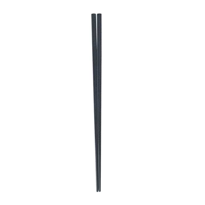 福井クラフト PBT樹脂箸　23.7cm　錐頭四角 黒OM 90031905 1組（ご注文単位1組）【直送品】