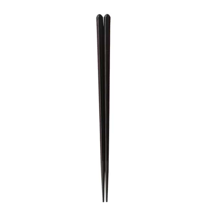 福井クラフト PBT樹脂箸 22.5cm 丸頭八角無地箸 黒OM 90032065 1組(ご注文単位1組)【直送品】