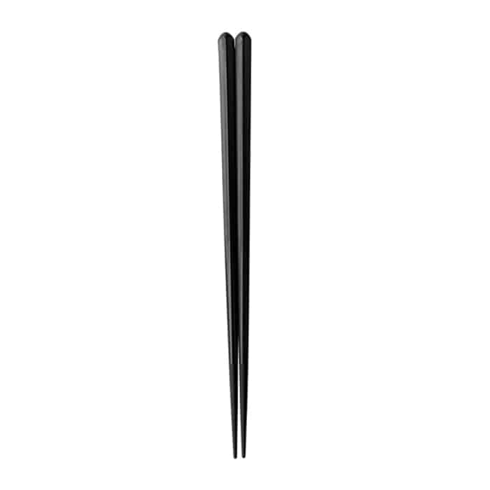 福井クラフト PBT樹脂箸 22.5cm 丸頭五角無地箸 黒OM 90032066 1組(ご注文単位1組)【直送品】