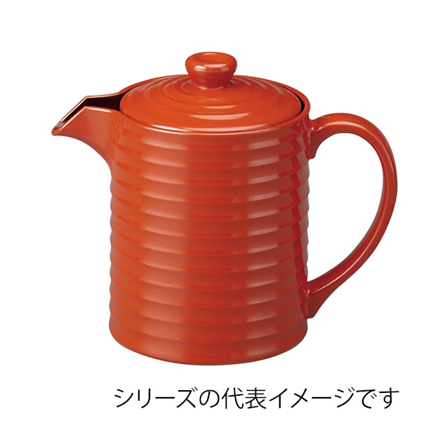 福井クラフト 樹脂製やすらぎ汁次 中 500 柿朱 45158350 1個(ご注文単位1個)【直送品】