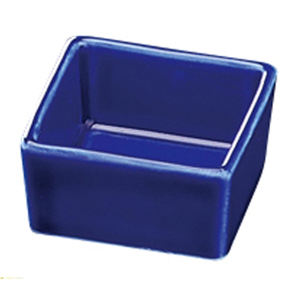 福井クラフト 陶器珍味 5cm角 ルリ 93017860 1個(ご注文単位1個)【直送品】